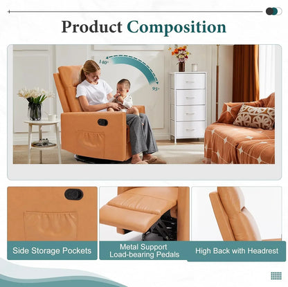 Adult recliner living room massage recliner adjustable home theater chair single sofa