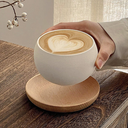Einzigartige handgefertigte Vintage-Kaffeetasse aus Keramik, rustikale glasierte Tasse, Geschenk für Kaffeeliebhaber