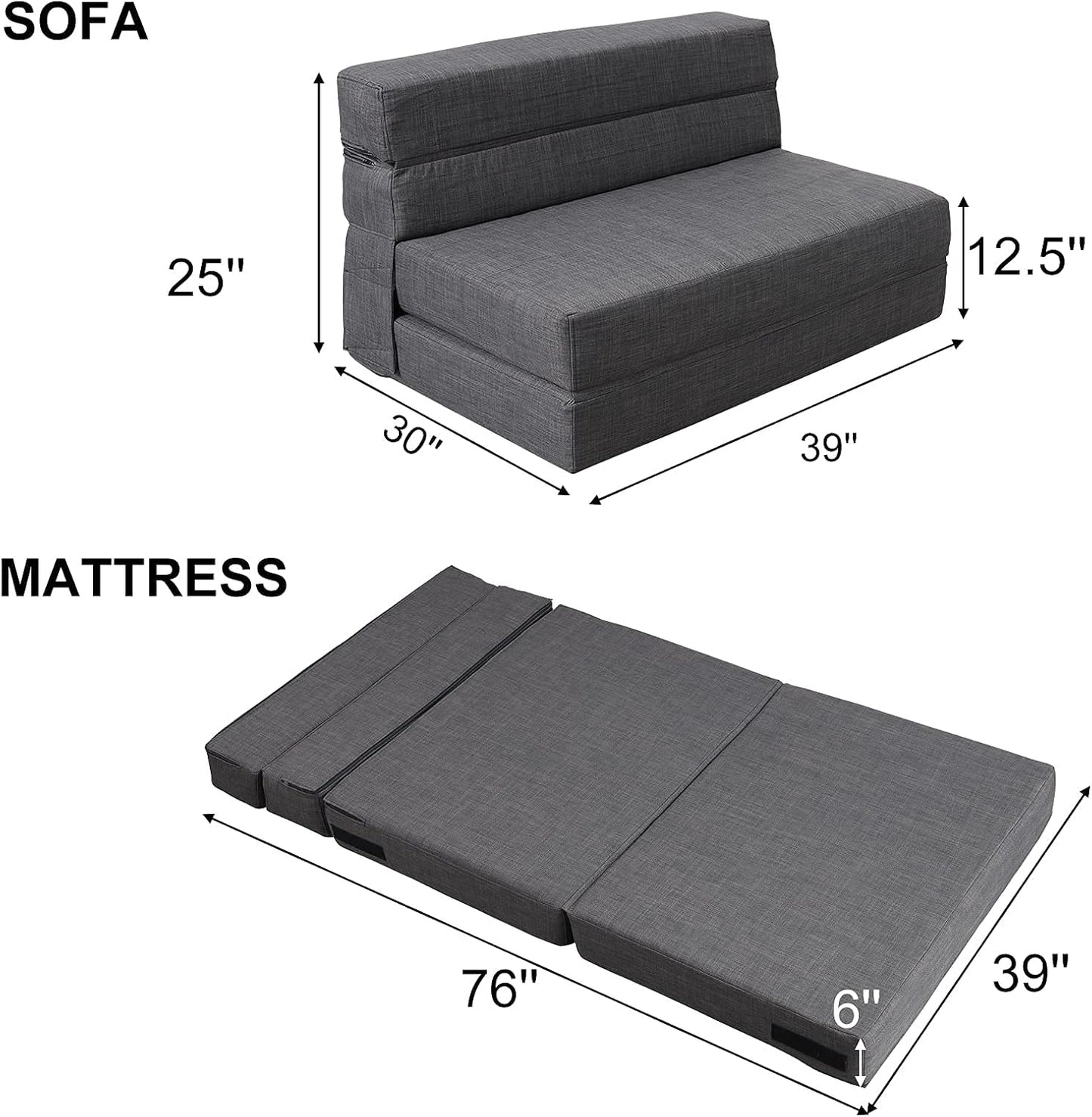 60 inch pull out sofa bed memory foam sofa with 2 pillows futon bed guest bed and pull out sofa