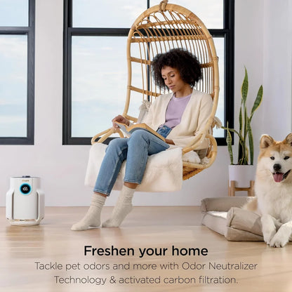 Air Purifier Compact Pro with Long-lasting HEPA Exceeding Filtration For Pet Dander Dust Smoke