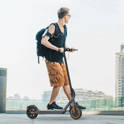 Electric Scooter 350W/500W Powerful Motor 8.5"/10" Solid Tires 19/22Mph 28/21/12 Miles Range