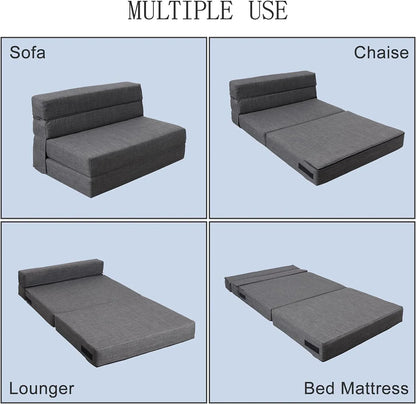 60 inch pull out sofa bed memory foam sofa with 2 pillows futon bed guest bed and pull out sofa