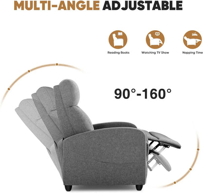 Adult recliner living room massage recliner adjustable home theater chair single sofa