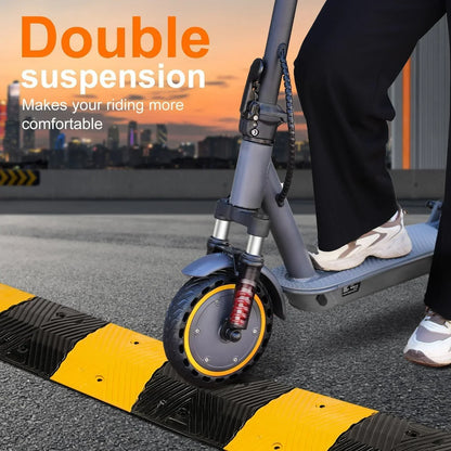 Electric Scooter 350W/500W Powerful Motor 8.5"/10" Solid Tires 19/22Mph 28/21/12 Miles Range