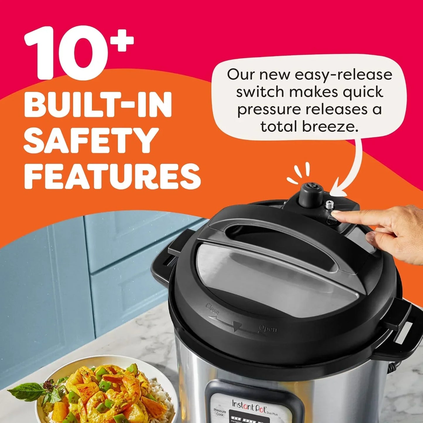 9-in-1 Multicooker Pressure Cooker Slow Cook Rice Maker Steamer Sauté Yogurt Warmer Sterilizer