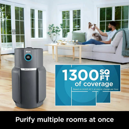 Air Purifier Compact Pro with Long-lasting HEPA Exceeding Filtration For Pet Dander Dust Smoke