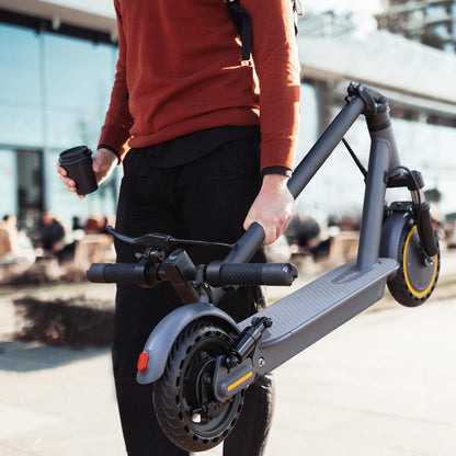 Electric Scooter, 350W/500W Powerful Motor, 8.5"/10" Solid Tires, 19/22Mph, 28/21/12 Miles Range,Dual Braking