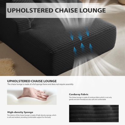 50-inch indoor recliner, oversized corduroy upholstered boneless sofa bed, deep sleeper sofa reading chair, cloud sofa, living room sofa