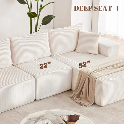 108 inch sectional sofa cloud sectional sofa with deep seat modern sectional L shaped sofa