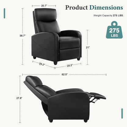 Adult recliner living room massage recliner adjustable home theater chair single sofa
