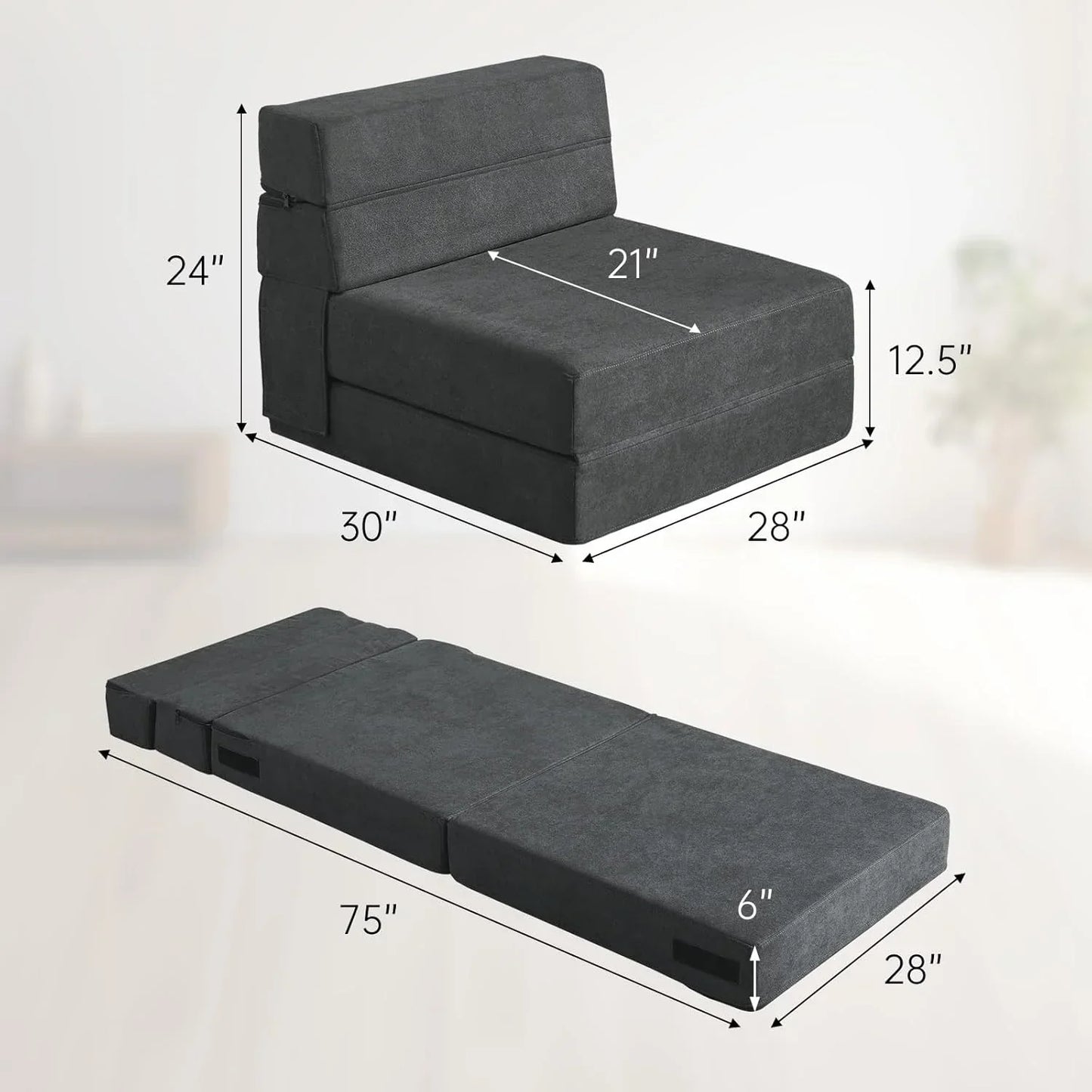 60 inch pull out sofa bed memory foam sofa with 2 pillows futon bed guest bed and pull out sofa