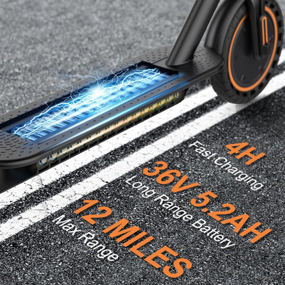 Electric Scooter 350W/500W Powerful Motor 8.5"/10" Solid Tires 19/22Mph 28/21/12 Miles Range