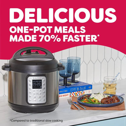9-in-1 Multicooker Pressure Cooker Slow Cook Rice Maker Steamer Sauté Yogurt Warmer Sterilizer