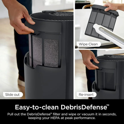 Air Purifier Compact Pro with Long-lasting HEPA Exceeding Filtration For Pet Dander Dust Smoke
