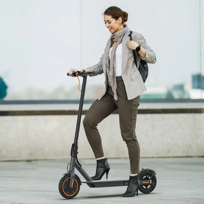 Electric Scooter 350W/500W Powerful Motor 8.5"/10" Solid Tires 19/22Mph 28/21/12 Miles Range