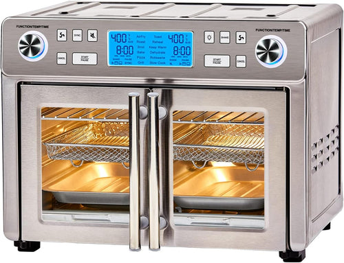 Emeril Lagasse Dual Zone 360 Air Fryer Oven Combo with French Door 25 QT Extra Large