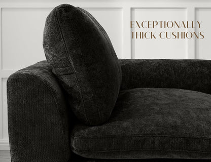 110 inch cloud sectional sofa for living room convertible L-shaped sofa 3 seater sectional sofa