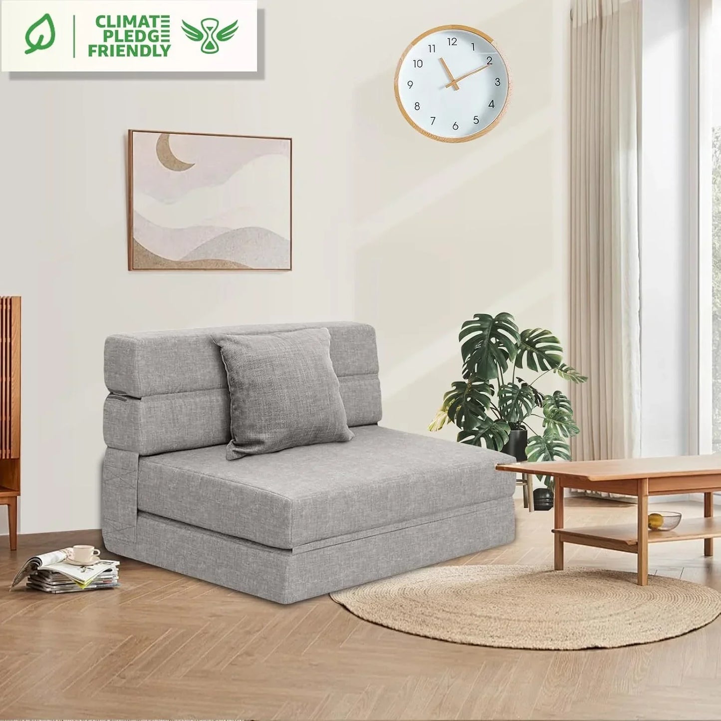 60 inch pull out sofa bed memory foam sofa with 2 pillows futon bed guest bed and pull out sofa