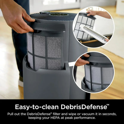 Air Purifier Compact Pro with Long-lasting HEPA Exceeding Filtration For Pet Dander Dust Smoke