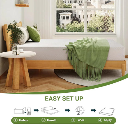 8-inch double mattress with memory foam for medium firm support