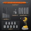 Cordless Drill Driver Compatible with Dewalt 20V Battery Brushless Two Speed